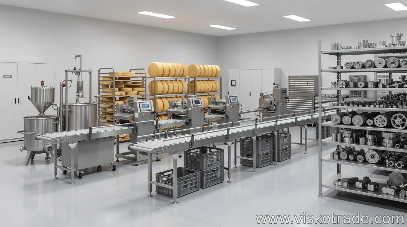 Обладнання та запчастини для виробництва сирів та ковбас